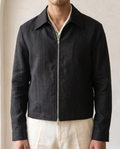 The Zip Blouson — Black