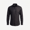 The Linen Shirt — Black