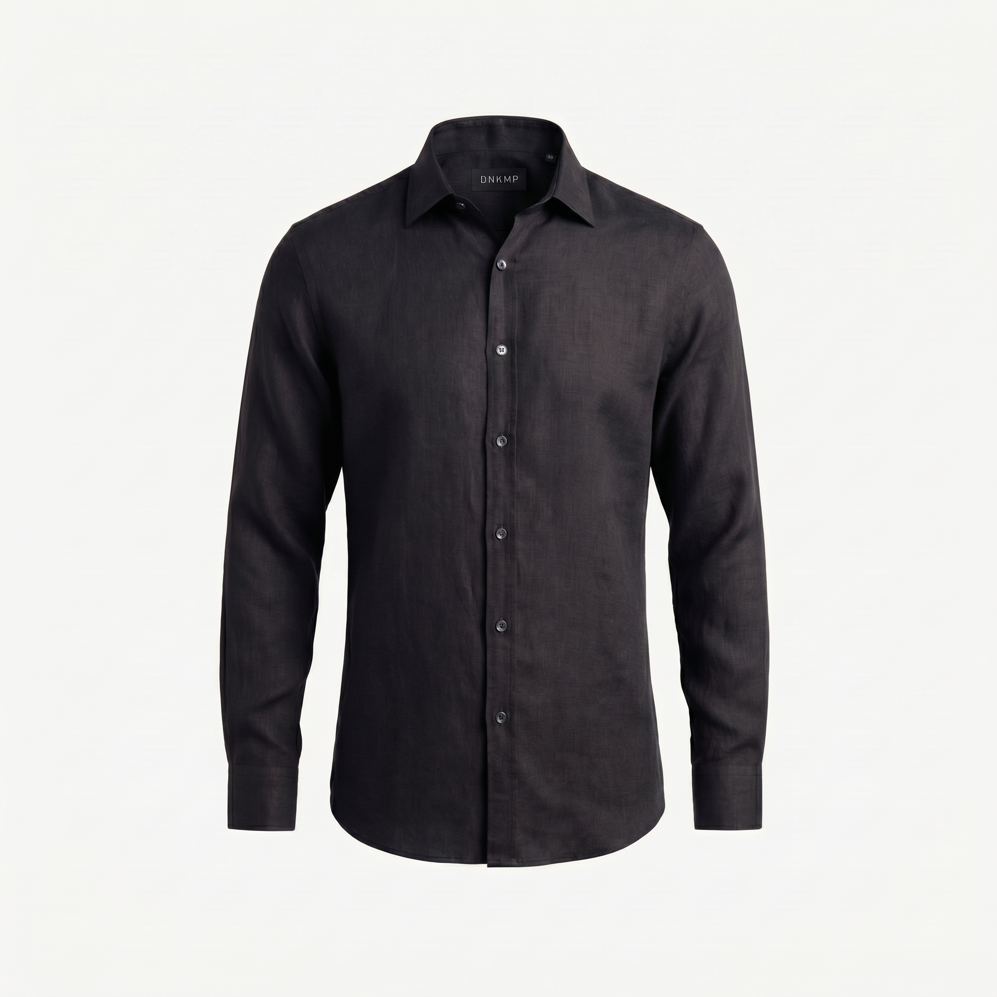 The Linen Shirt — Black