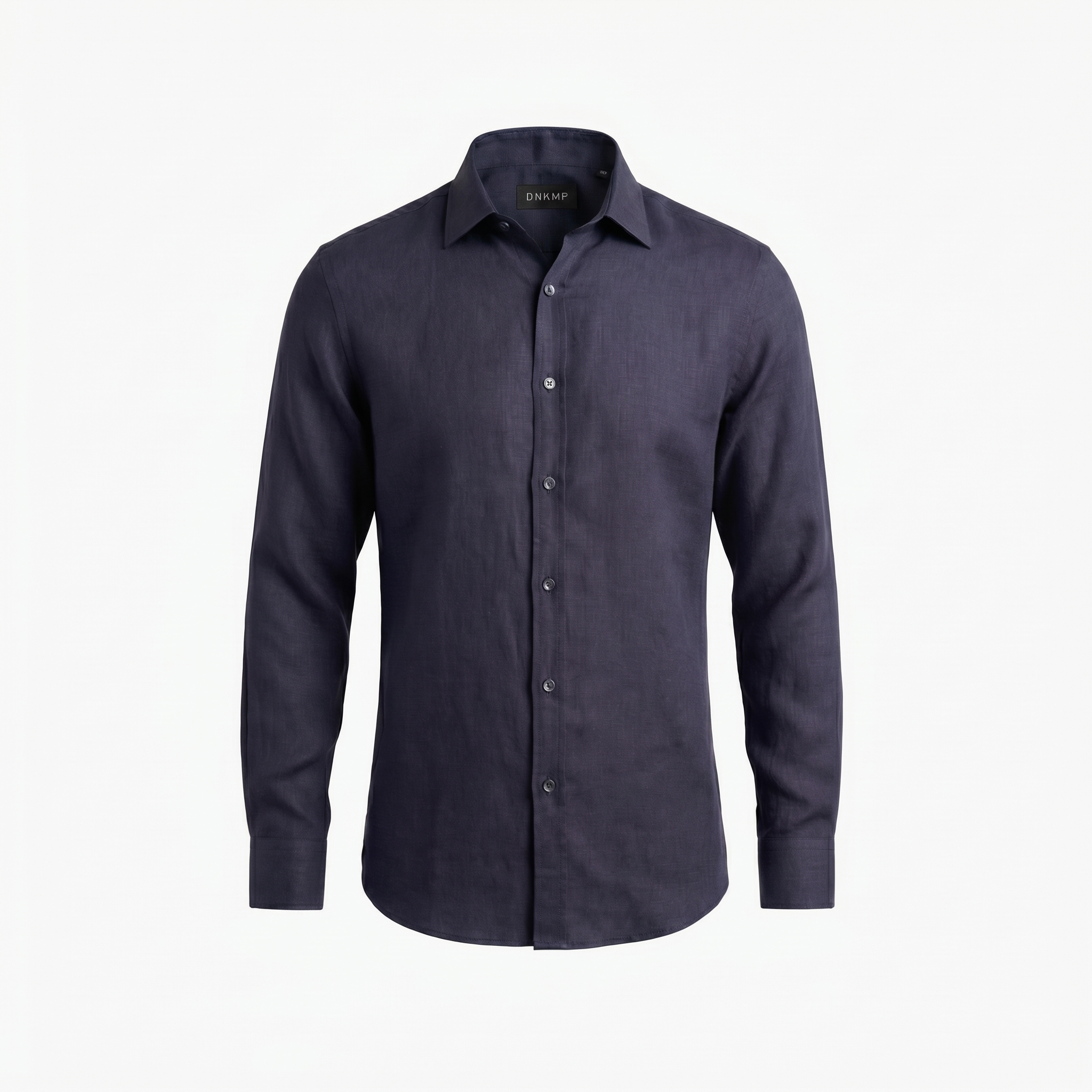 The Linen Shirt — Navy