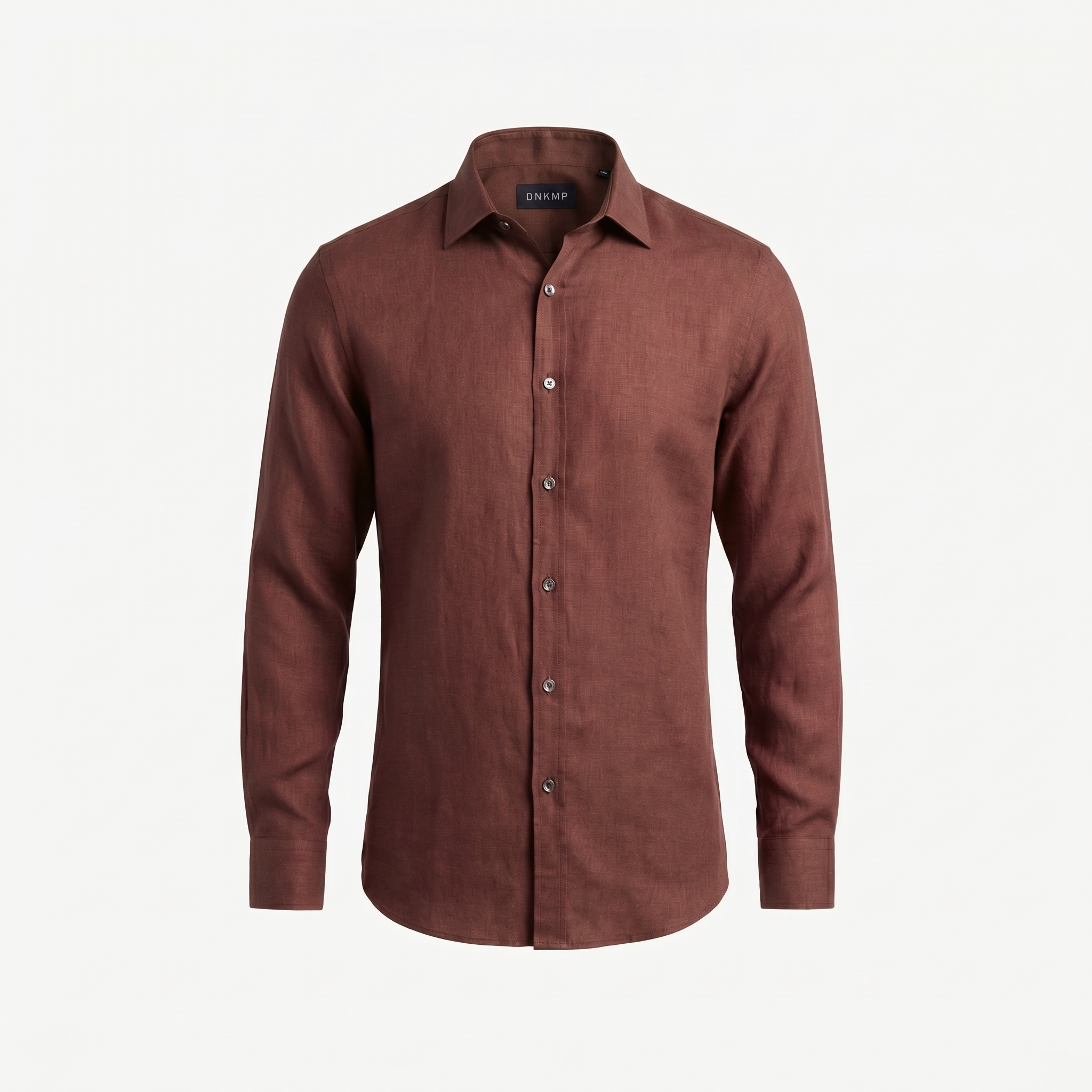 The Linen Shirt — Brown