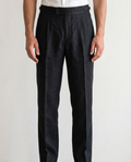 The Linen Trouser — Black