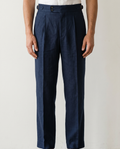 The Linen Trouser — Navy