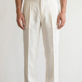 The Linen Trouser — White