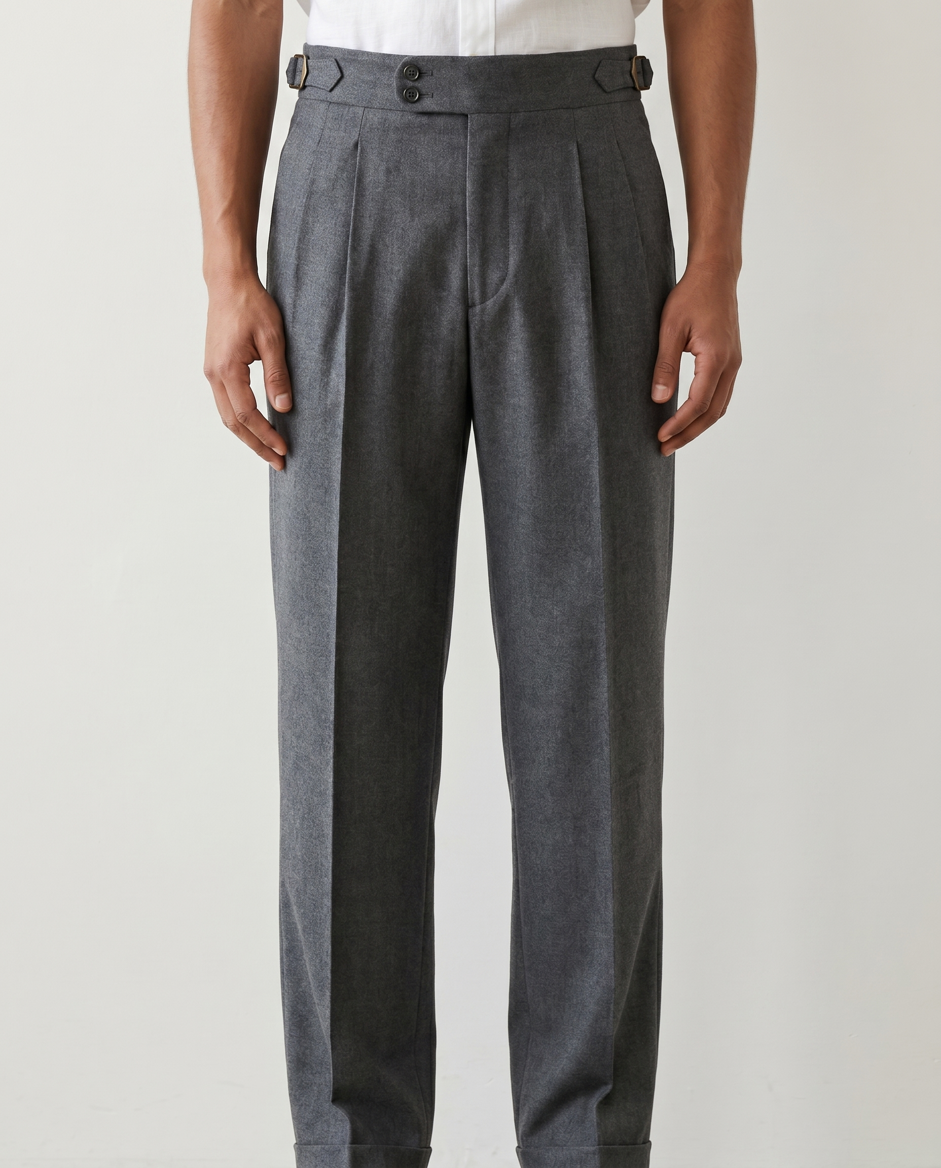 The Wool Trouser — Grey