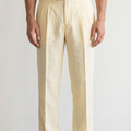 The Linen Trouser — Yellow